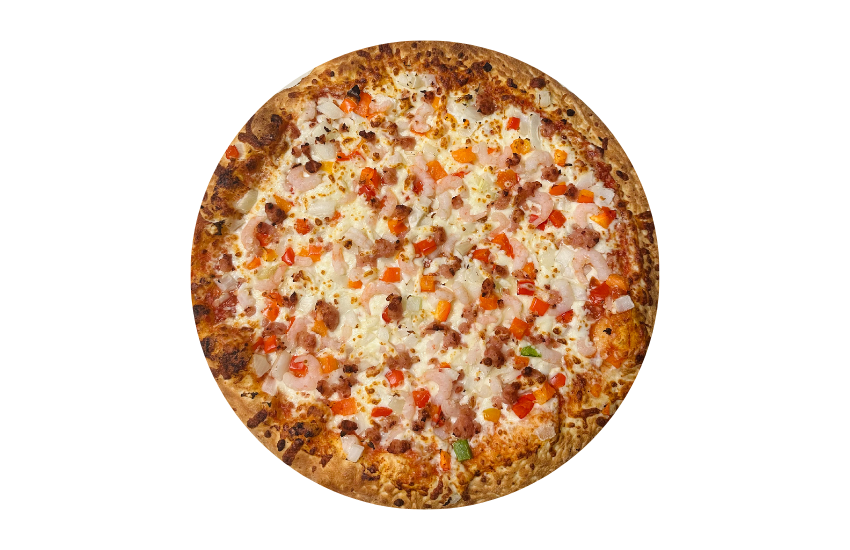 Lemon Shrimp – Gourmet Pizzas at Jealous Pizza N Donair, Armstrong BC