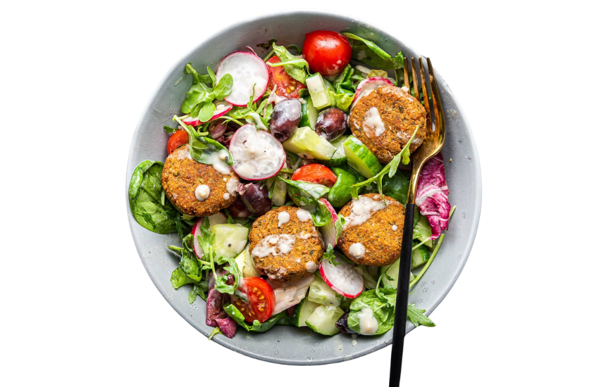 Falafel Veggie Salad – Salads at Jealous Pizza N Donair, Armstrong BC