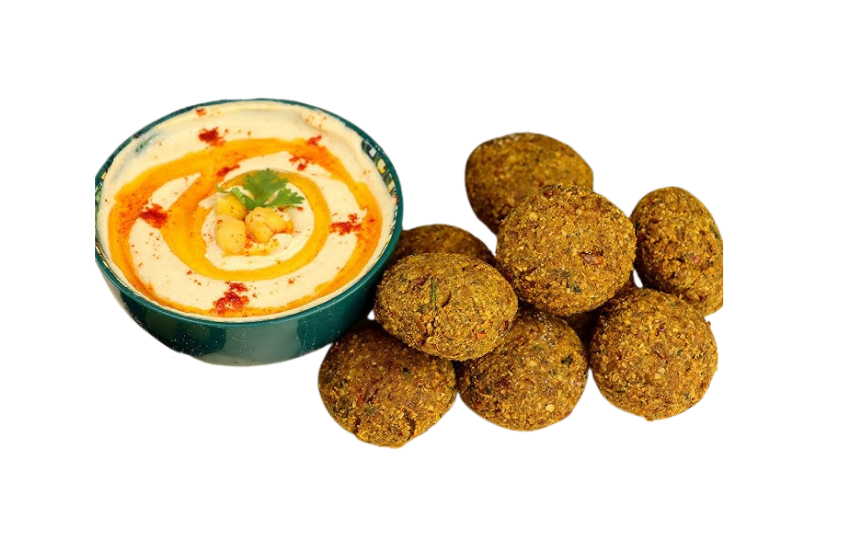 6pc Flafel With Hummus – Sides at Jealous Pizza N Donair, Armstrong BC