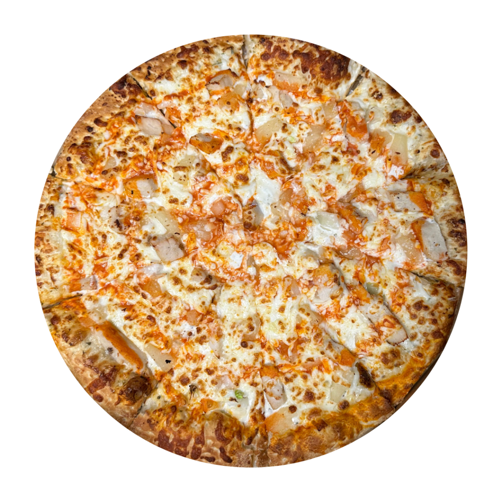 Spicy Tropical Chicken – Jealous Signature Pizzas at Jealous Pizza N Donair, Armstrong BC