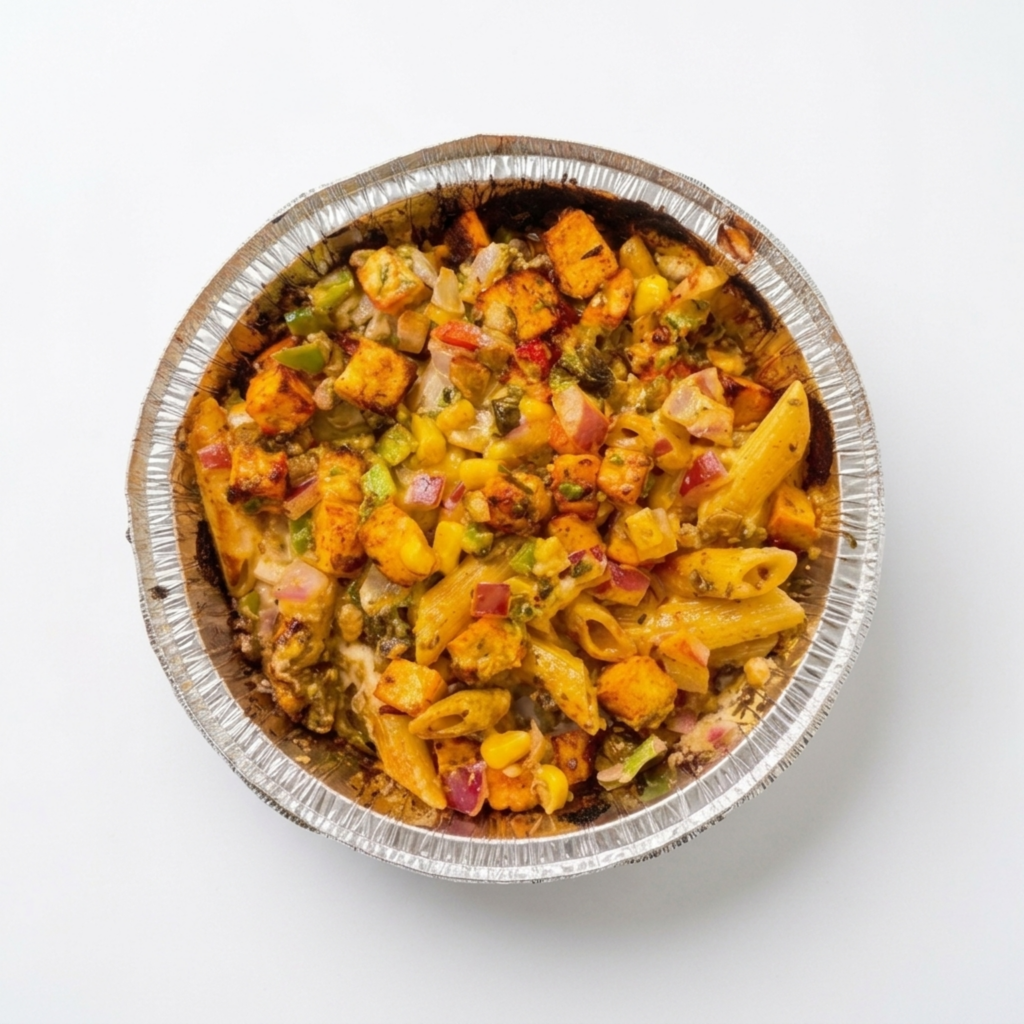 Achaari Paneer Pasta – Pastas at Jealous Pizza N Donair, Armstrong BC