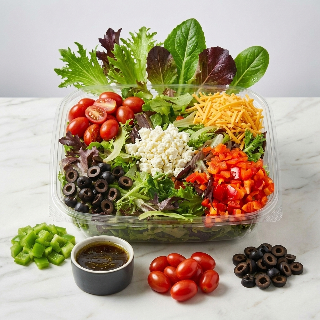 Greek Salad – Salads at Jealous Pizza N Donair, Armstrong BC